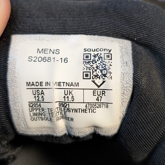 Saucony OMNI 20 S20681-16 Royal/Black Men's Runing Shoes Medium Size 12.5 - Picture 14 of 15